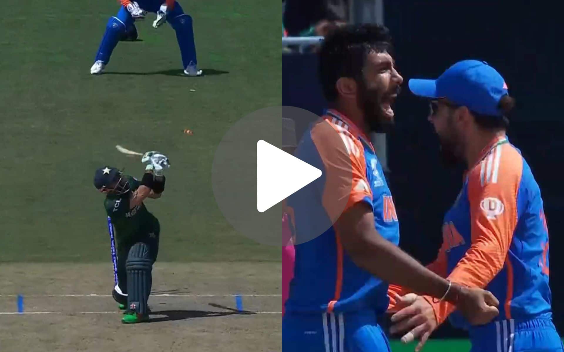 [Watch] Jasprit Bumrah Shows 'Rare Aggression' After Castling Rizwan With An Absolute Jaffa